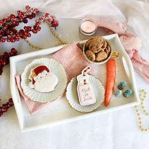 Keks-Back- und Dekorationsset für den Weihnachtsmann, Weihnachtsbäckung zu Hause, My Little Bake Box Kit