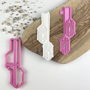 Hanging Lanterns Eid Cookie Cutter and Stamp, Postal Box Ideas, Eid Cookie Cutter, Eid Embosser, Religious Celebrations, Ramadan Stamp