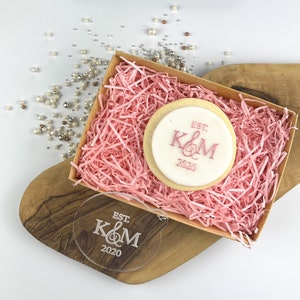 Established Custom Initials & Date Wedding Cookie Embosser, Wedding Cookie Embosser, Icing Stamp, Fondant Embosser, Wedding Cookies