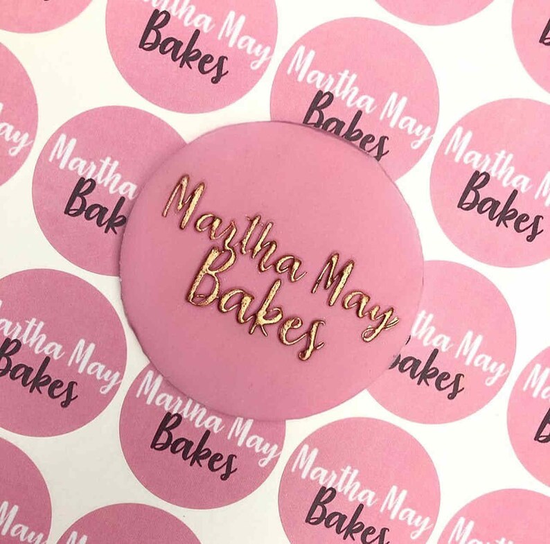 Custom 'your Logo' Cookie Embosser Custom Cookie Etsy