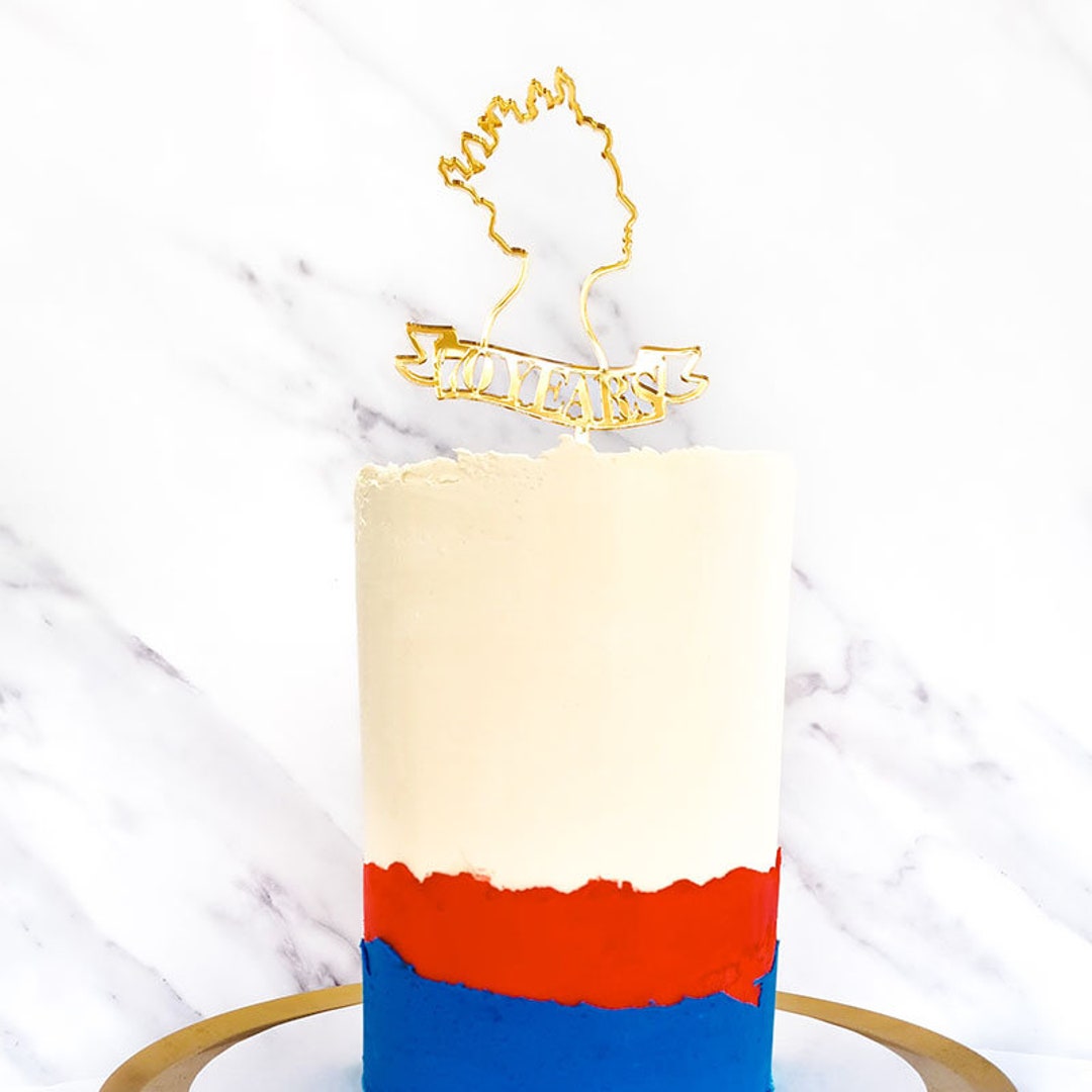 70th Platinum Jubilee Cake Topper, Queen's Jubilee, Jubilee