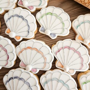 Shell Jakobsmuschel Cookie Cutter & Embosser | Unter dem Meer Beach Party Keks Stempel | Ocean Theme Backwerkzeug von LissieLou UK