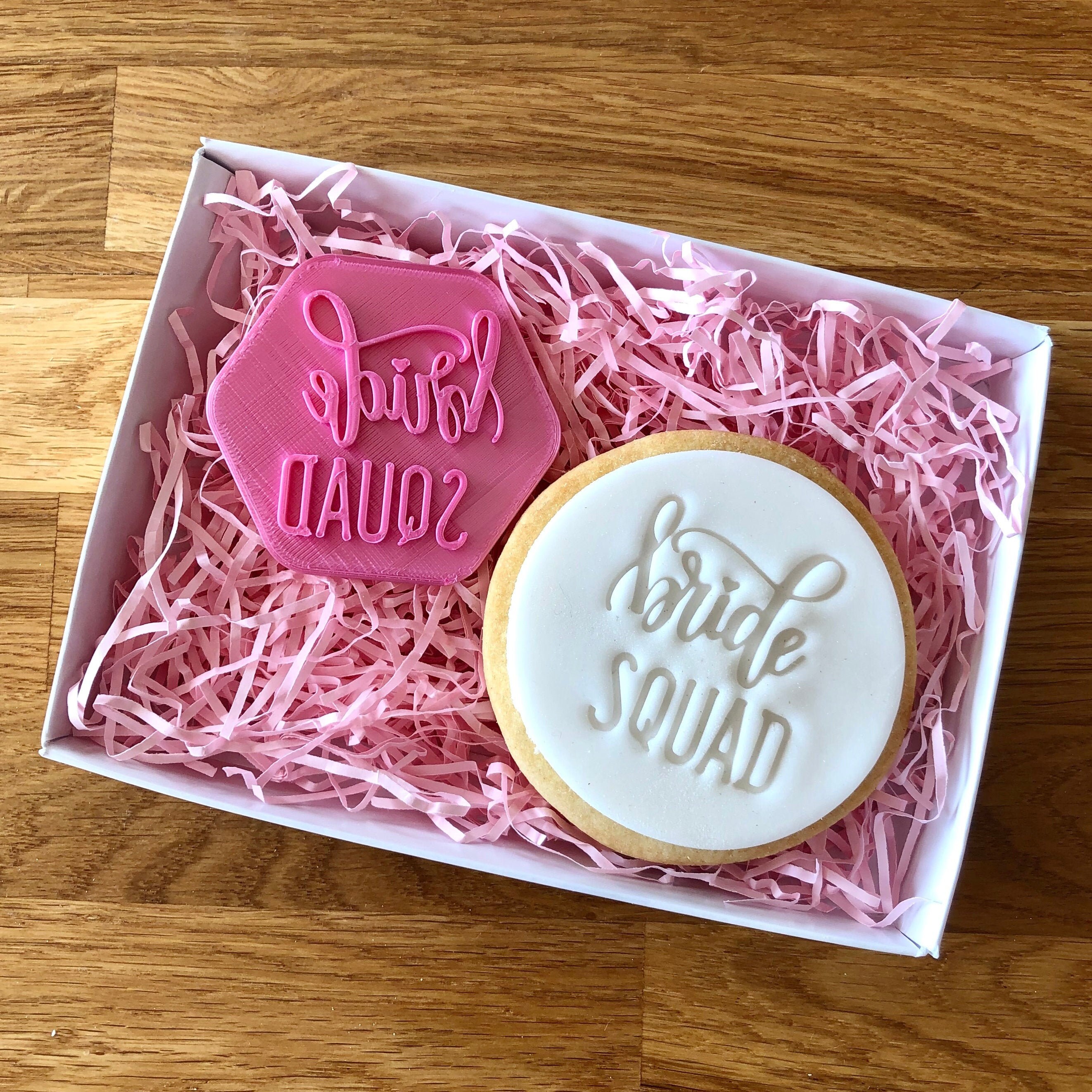 Bride Squad Cookie Stamp Fondant Stamp Fondant Cookie Stamp Etsy