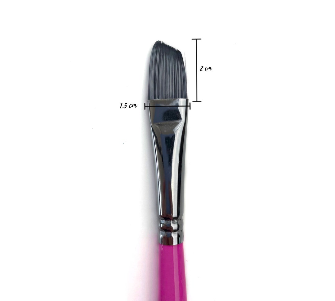 Lissielou Angular Paint Brush Size 8, Baking Tools, Paintbrushes