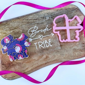 Bride Tribe Style 2 Cookie Cutter and Embosser, Hen Party Cookie Stamp, Wedding Cookie Embosser, Bridal Party Cookie Stamp, Postal Box Ideas