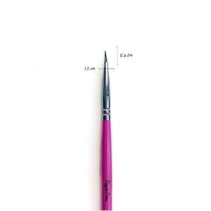 Pędzel LissieLou Pointed Paint Brush Rozmiar 00, Narzędzia do pieczenia, Pędzle do pieczenia, Cienki pędzel do malowania, Szczegółowy pędzel do malowania