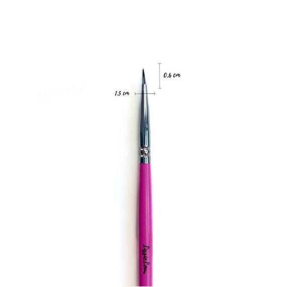 Lissielou Pointed Paint Brush Size 00, Baking Tools, Paintbrushes