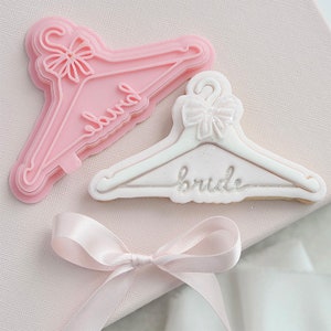 Bridal Hanger Wedding Cookie Cutter and Stamp by Catherine Marie Cake, Wedding Cookie Stamp, Wedding Cookie Embosser, Wedding Gift Ideas