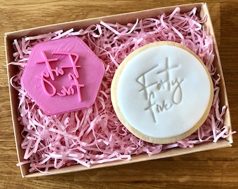 Number Cookie Stamp, Fondant Embosser, Birthday Celebration