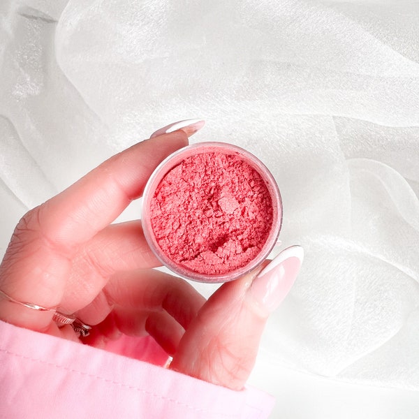LissieLou 100% essbarer Premium Luster Dust für Lebensmittel und Kuchen - Himbeere Pink