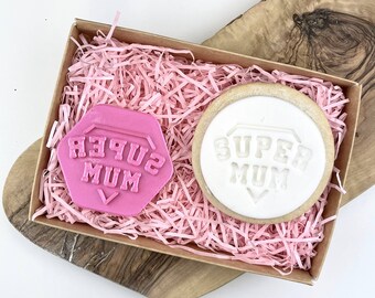 Super Mum Cookie Stamp, Happy Mother's Day, Mum Cookie Embosser, Happy Mother's Day Cookie Stamp, Postal Box Ideas