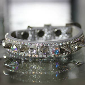 Strass Spike Pet Collar: Liberace Inspiriert Hunde Katzen Schmuck