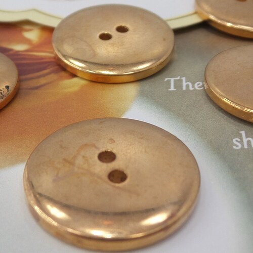 GREEK KEY Black Gold Buttons 13/16 X 1 Vintage Etsy