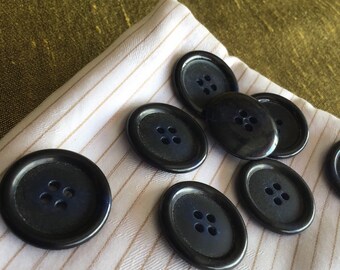 black jacket with buttons