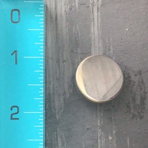 SILBER METALLknöpfe 1&quot; Vintage Metall Schaftknöpfe für Kleidung / Blazer Mantelknöpfe / Jackenknöpfe / Metallknöpfe 138