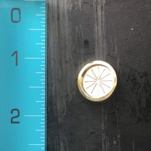 LIGHT GOLD Shank Buttons 3/4&quot; Vintage Plastic Shank Buttons for Clothing / Blazer Buttons & Jacket Buttons / Decorative Buttons 108