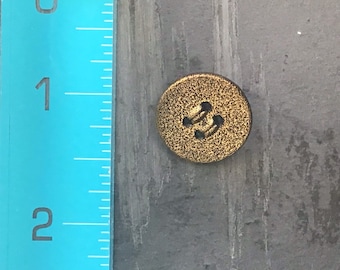 Boutons Blazer Anciens En Métal Doré 5/8 (15mm) - Lot De 8 à 1000 Pièces Pour Gilets Et Costumes