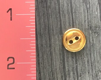Botones vintage de metal dorado: botones de costura de 13 mm para ropa