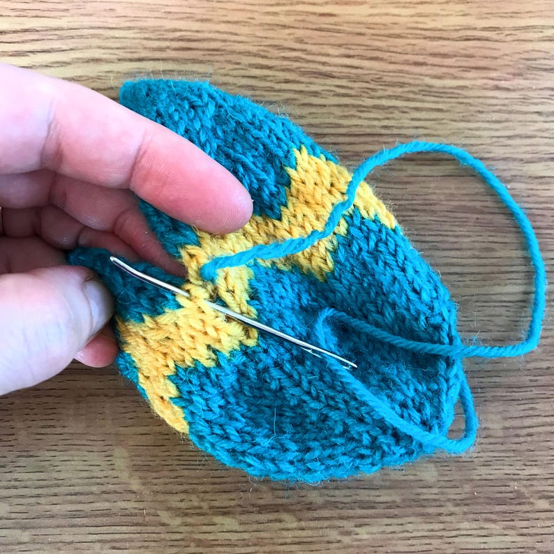 Knit Easter Eggs Pattern: Easy Knit, 3 Sizes, Hanging Decorations (PDF Download) image 16