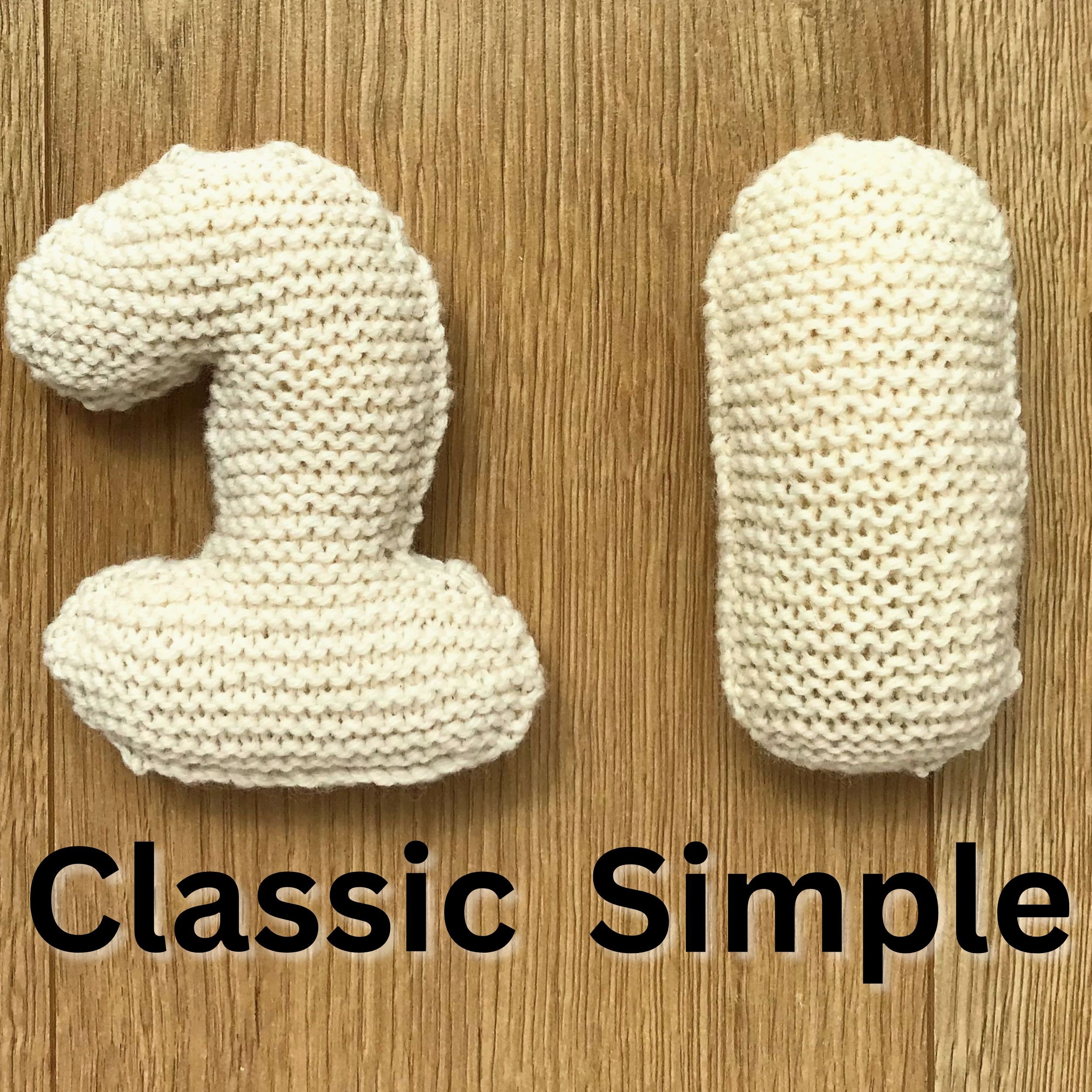 Bubble Writing Numbers Knitting Pattern: Stuffed Knit Decor, Appliques ...