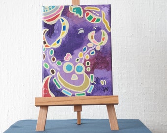 Schilderij "Purple galaxy"
