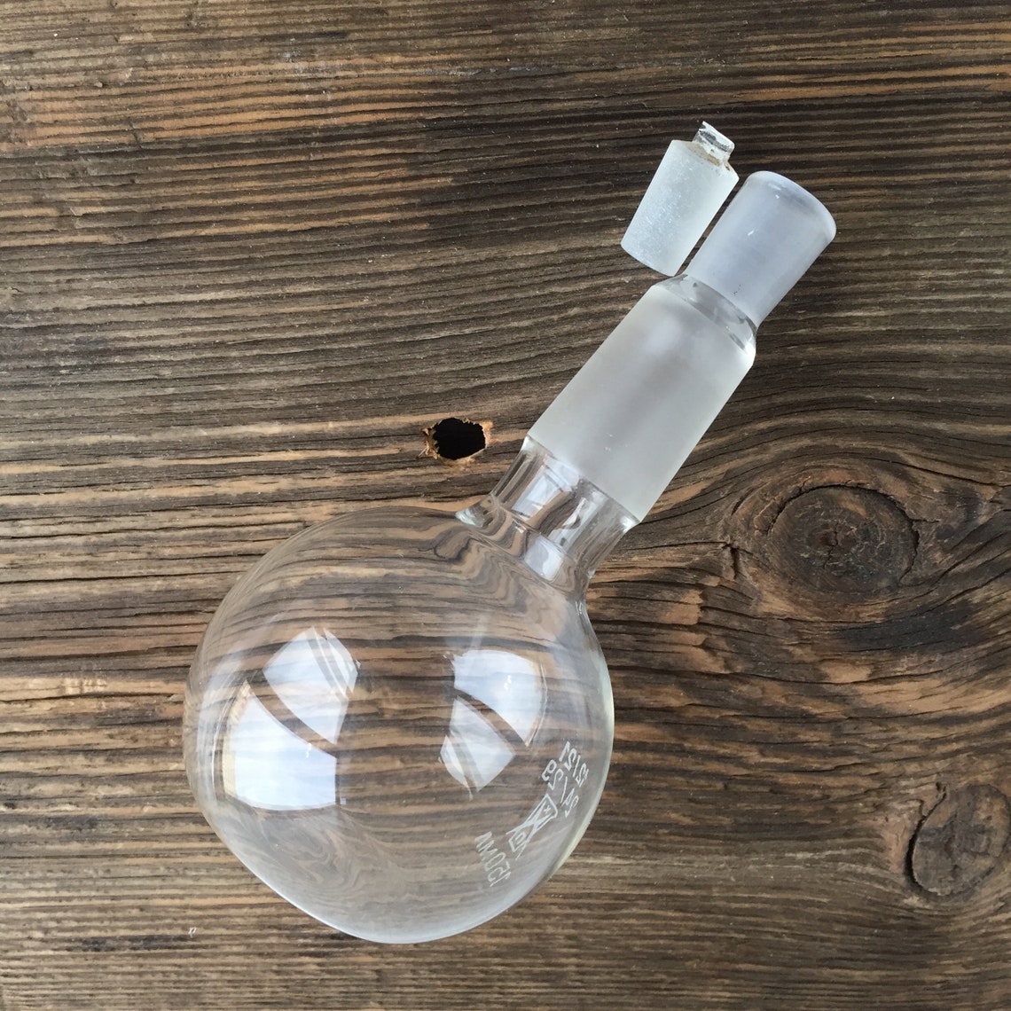 Glass Lab Bulb Bottle / Vessel for Chemical Experiments / Etsy