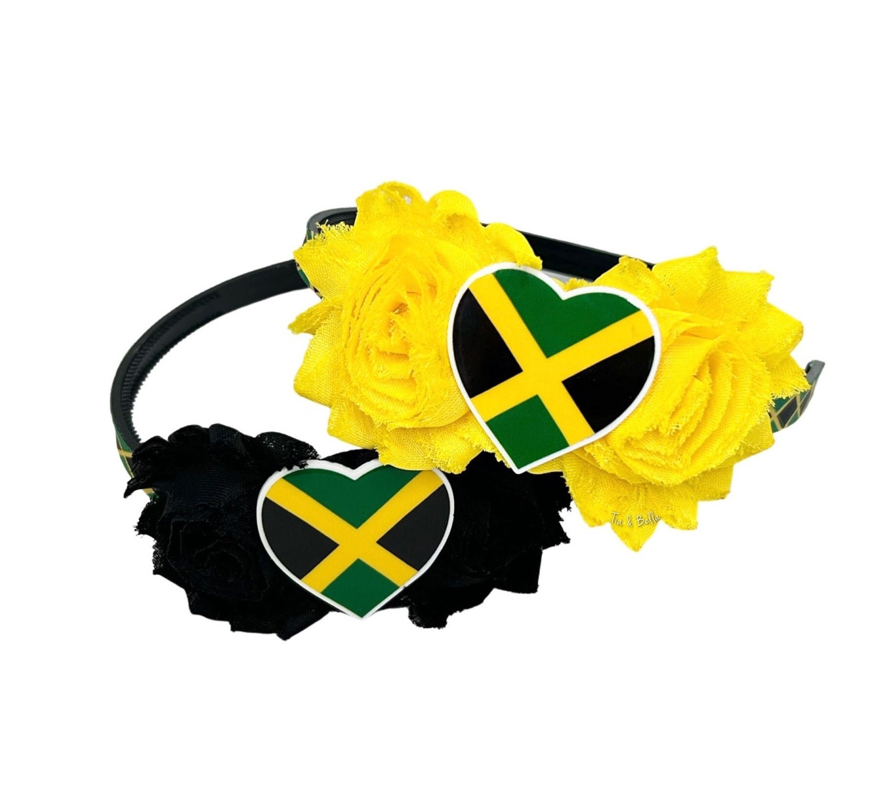 Jamaican Flag Hair Bow - Etsy