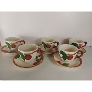 5 Kaffeetassen & Untertassen Mix Lot