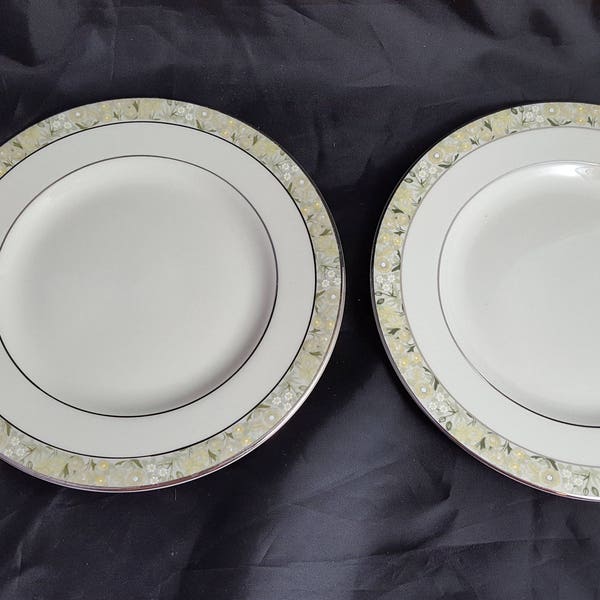 2 Minton Wimbledon Bread & Butter Plates