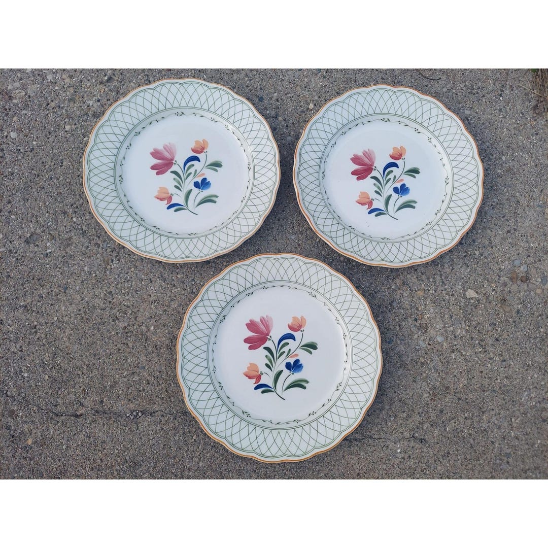 3 Hampton Provincial Designs by Nikko 10 1/4