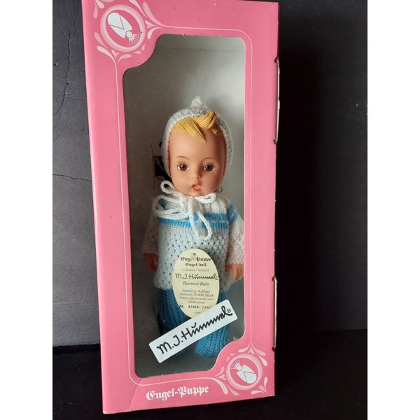 Vintage NIB M J Hummel Baby Doll #1906 /20000 Engel Puppe