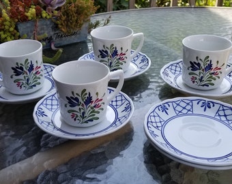 Johnson Bros Provincial 4 Cups, 6 Saucers