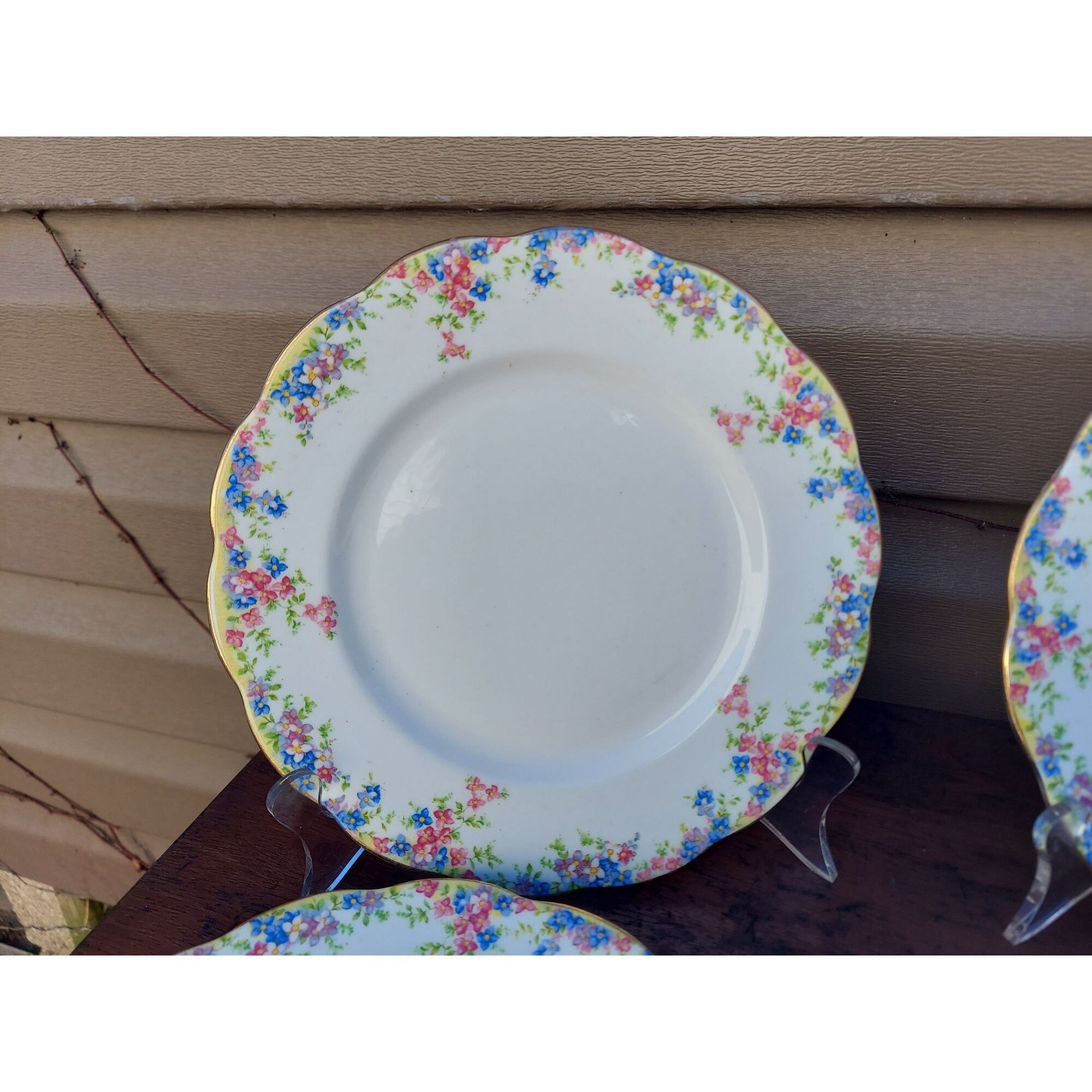 4 初期のロイヤルアルバート クラウン チャイナ メイタイム 8 インチ