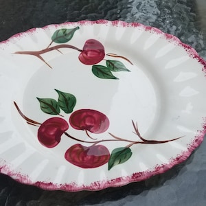 Blue Ridge Southern Potteries Crab Apple 14&quot; Platter