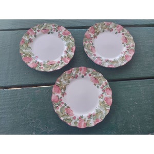 3 Nikko Precious 8 1/8&quot; Salad Plates