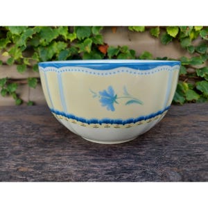Lenox Provencal Garden Ceramic Bowl 7&quot; Nesting Mixing Bowl
