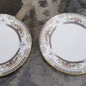 2 Mikasa Cambridge L9015 Salad Plates 7 5/8&quot;