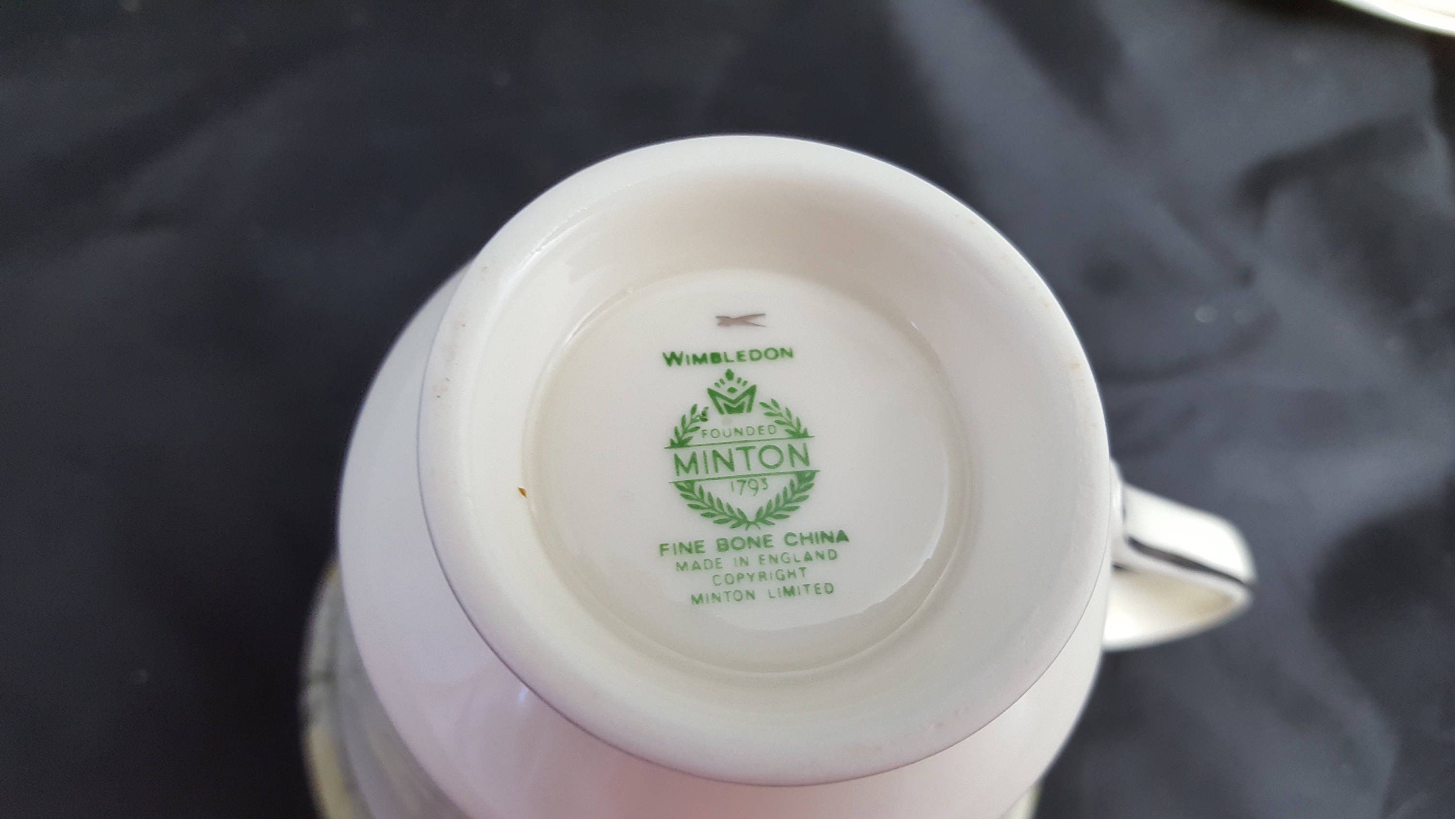 2 Minton Wimbledon Cups and Saucers C&S Etsy