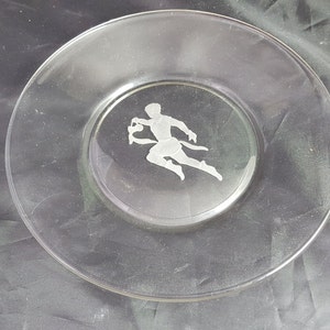 Vintage Zodiac Etched Plate Aquarius - Water Bearer