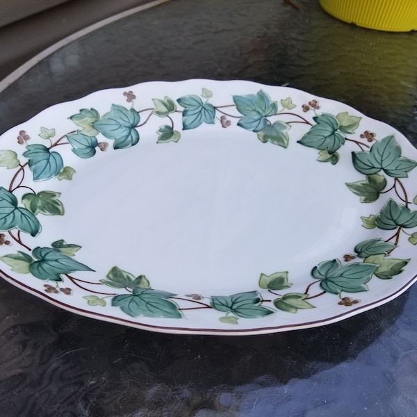 Nikko Casual China Greenwood Ivy 11 5/8" Platter