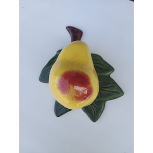 Treasure Craft Pottery Pear Wall Pocket