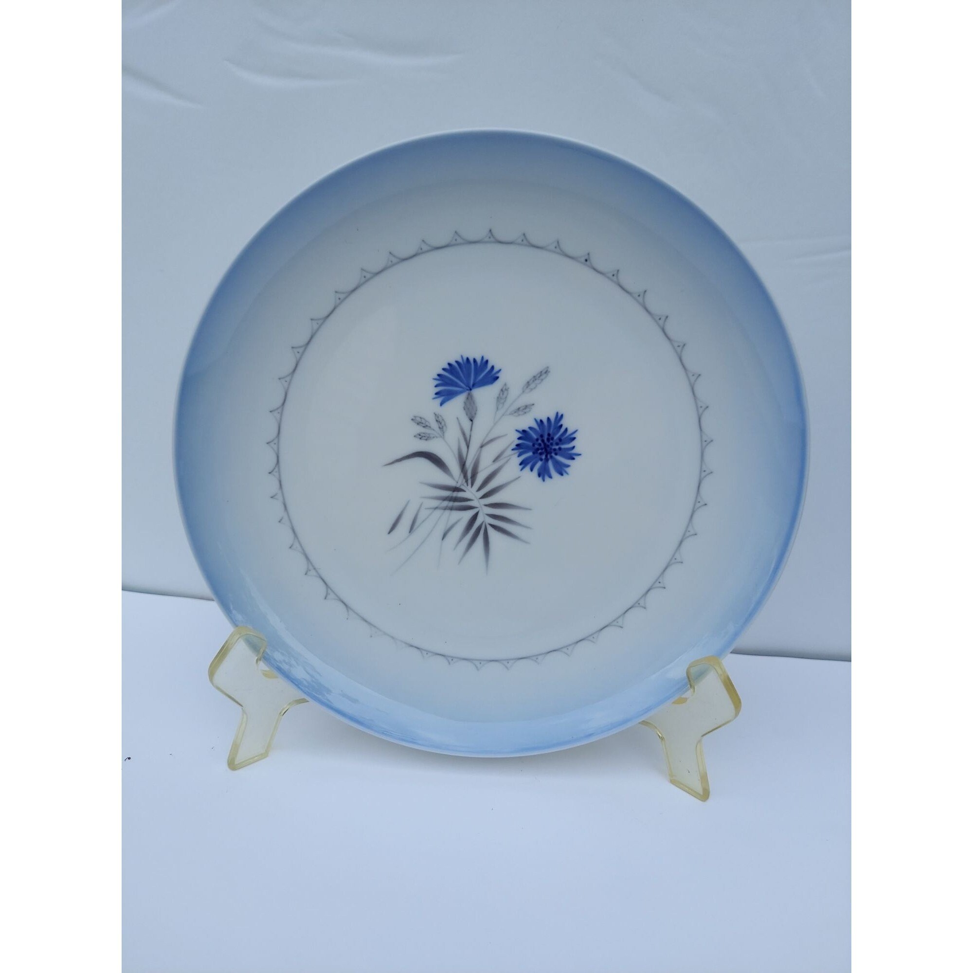 コーンフラワーCornflowerサラダ皿 ソーサー各2枚