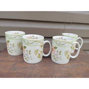 4 Tracy Porter The Cottage Trellis Collection Mugs