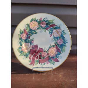 1996 Lenox Sentiments of Roses Peace 10 7/8&quot; Plate