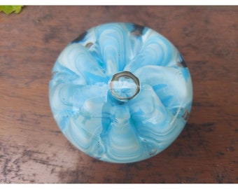 Joe St Clair Light Blue Paperweight