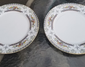 2 Mikasa Cambridge L9015  Dinner Plates 10 5/8&quot;