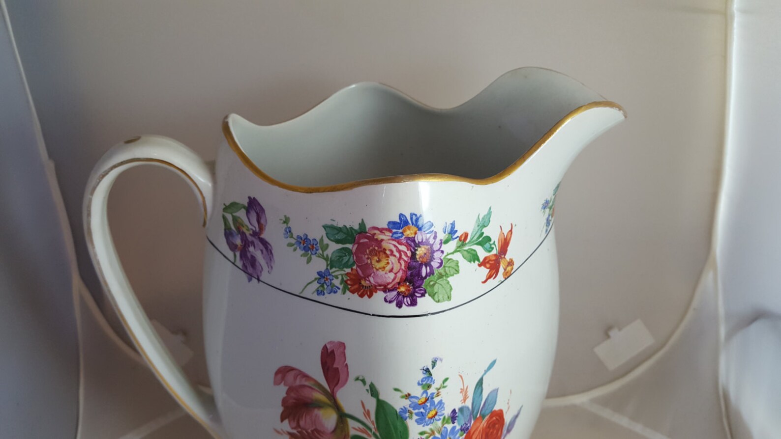 Rubian Art Pottery England Water Pitcher Melbourne Etsy