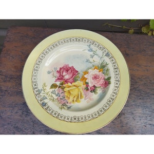 Clarice Cliff Roses 11&quot; Plate Newport Pottery Co