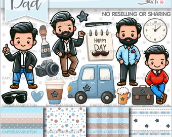 Men Clipart, Boys Clipart, Father's Day Clipart, Men Clipart, Father's Day Graphics, Men's Day Clipart, Male Clipart, Young Man Clipart