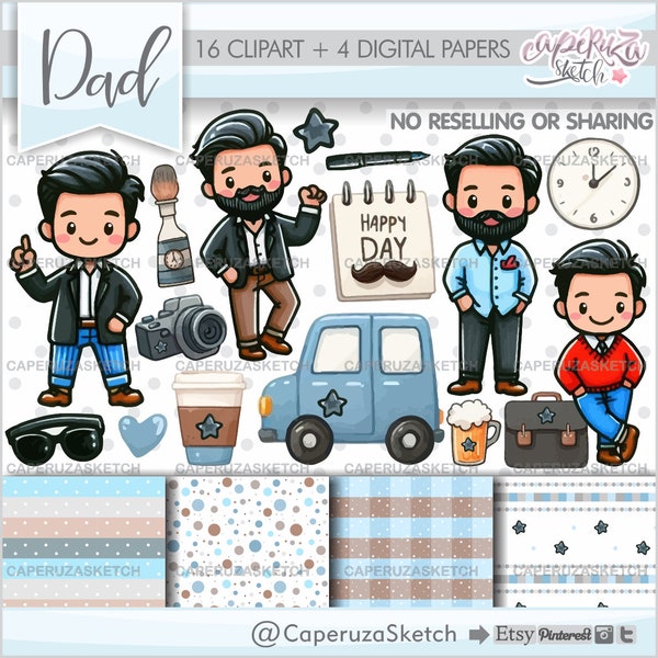 Men Clipart, Boys Clipart, Father's Day Clipart, Men Clipart, Father's Day Graphics, Men's Day Clipart, Male Clipart, Young Man Clipart